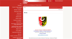 Desktop Screenshot of bip.powiat-zabkowicki.pl